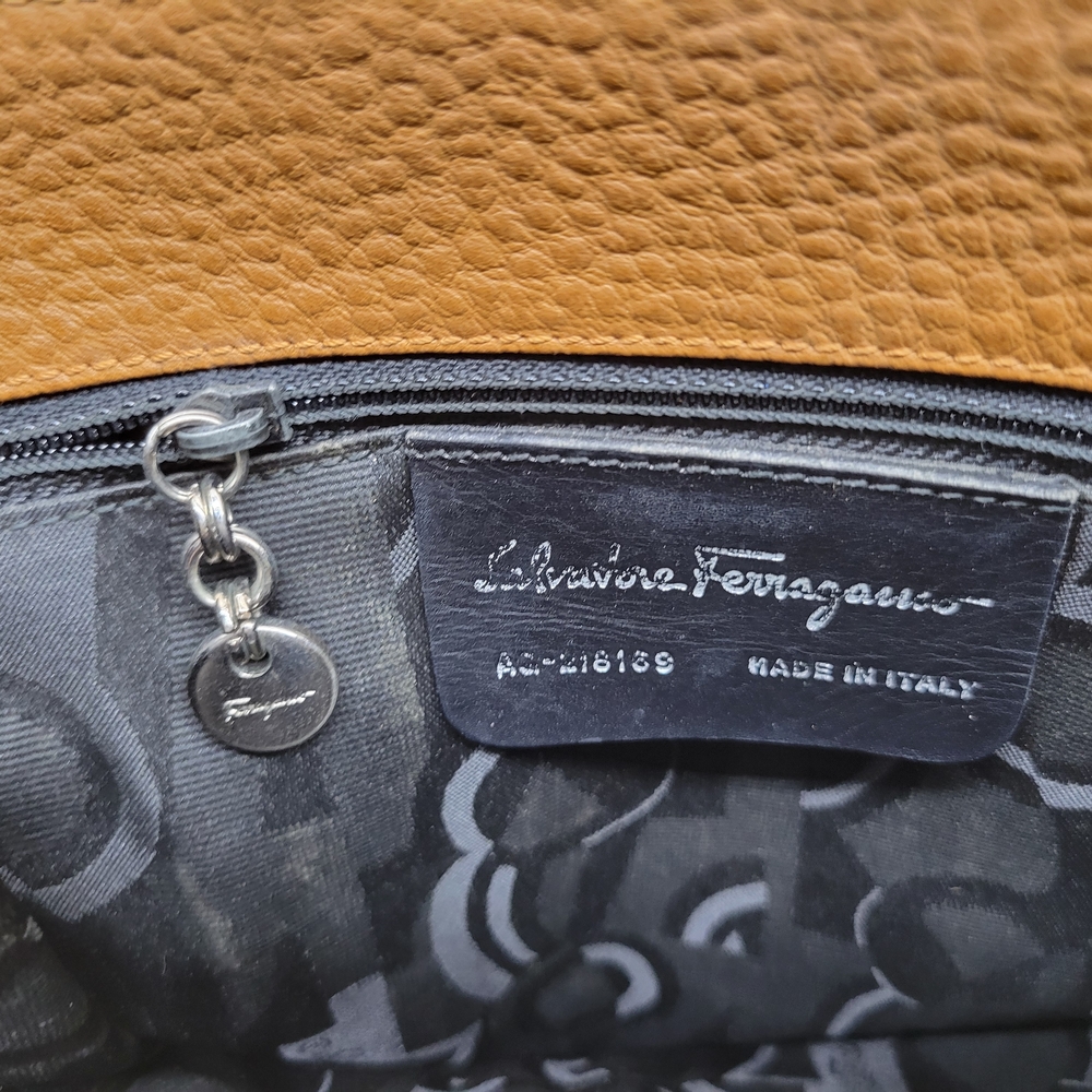 Salvatore Ferragamo Tan Leather Tote - Picture 11 of 15